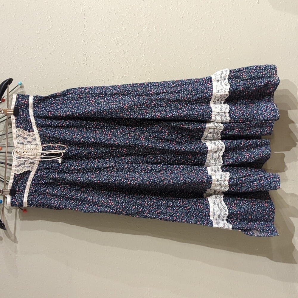 Western Festival Rodeo Jessica's Gunnies Prairie Vtg Midi Skirt Y2K Cottagecore